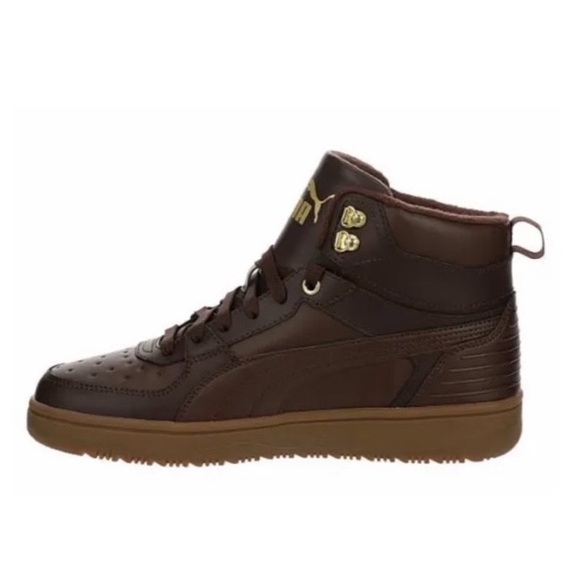 Puma Rebound Rugged SoftFoam+ Men's Brown Warm Fleece Lined Sneaker Boots - Picture 3 of 6